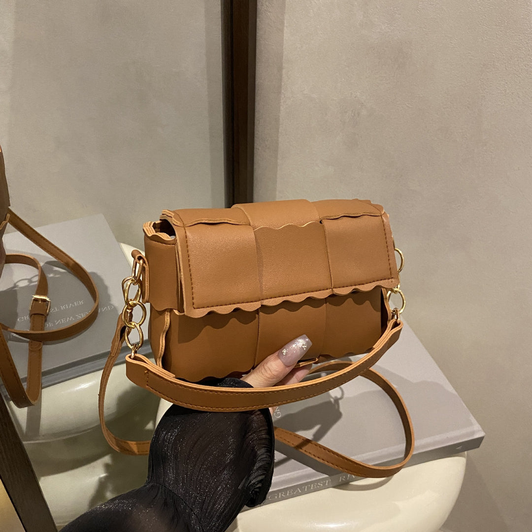 Damen elegante Mini-Umhängetasche mit strukturiertem Design Nord Taschen