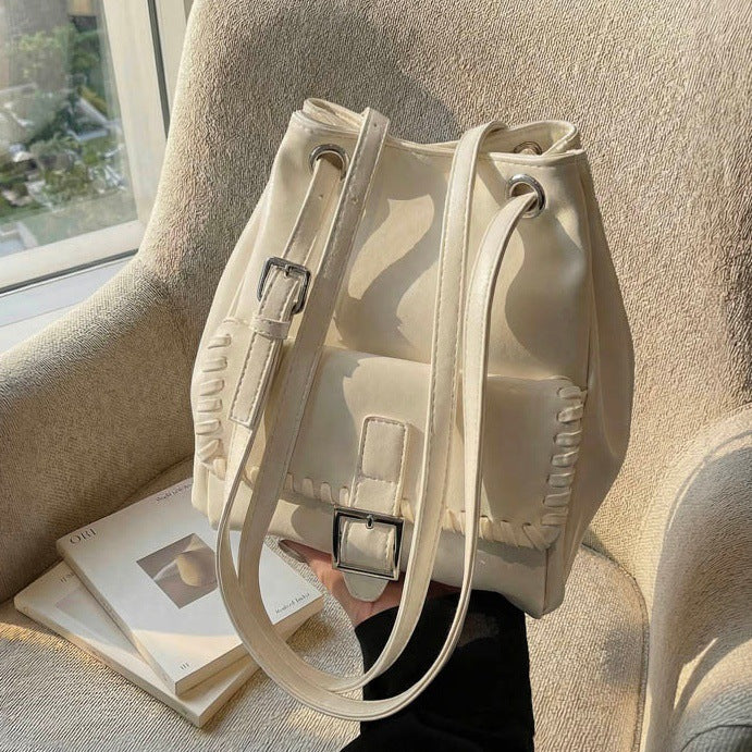 Damen Beuteltasche im modernen Design mit elegantem Kordelzug Nord Taschen