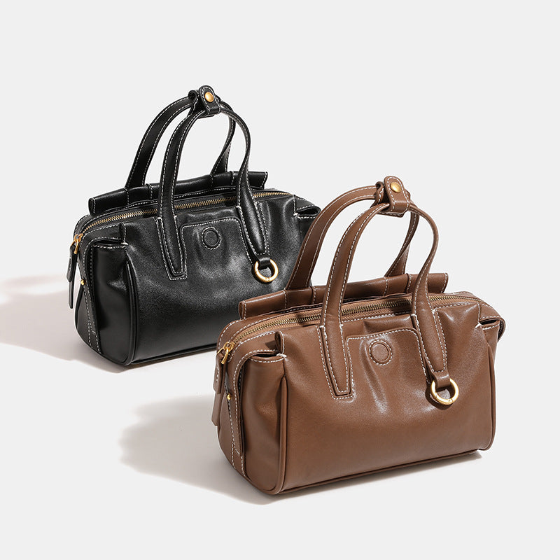 Damen praktische Handtasche mit elegantem Reißverschluss Nord Taschen
