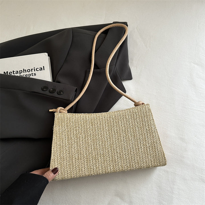 Damen Clutch-Tasche im modernen Flechtmuster Nord Taschen