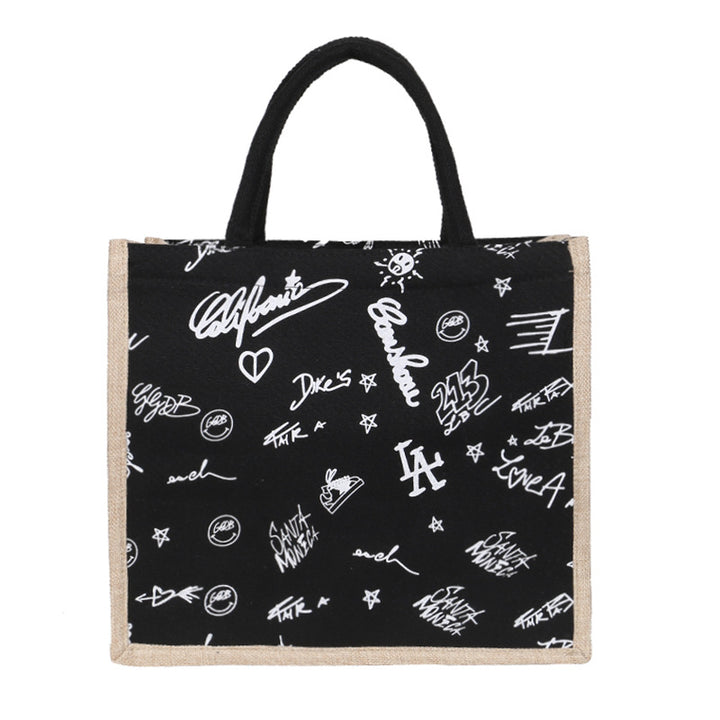 Damen Tragetasche mit kreativem Grafitdesign Nord Taschen