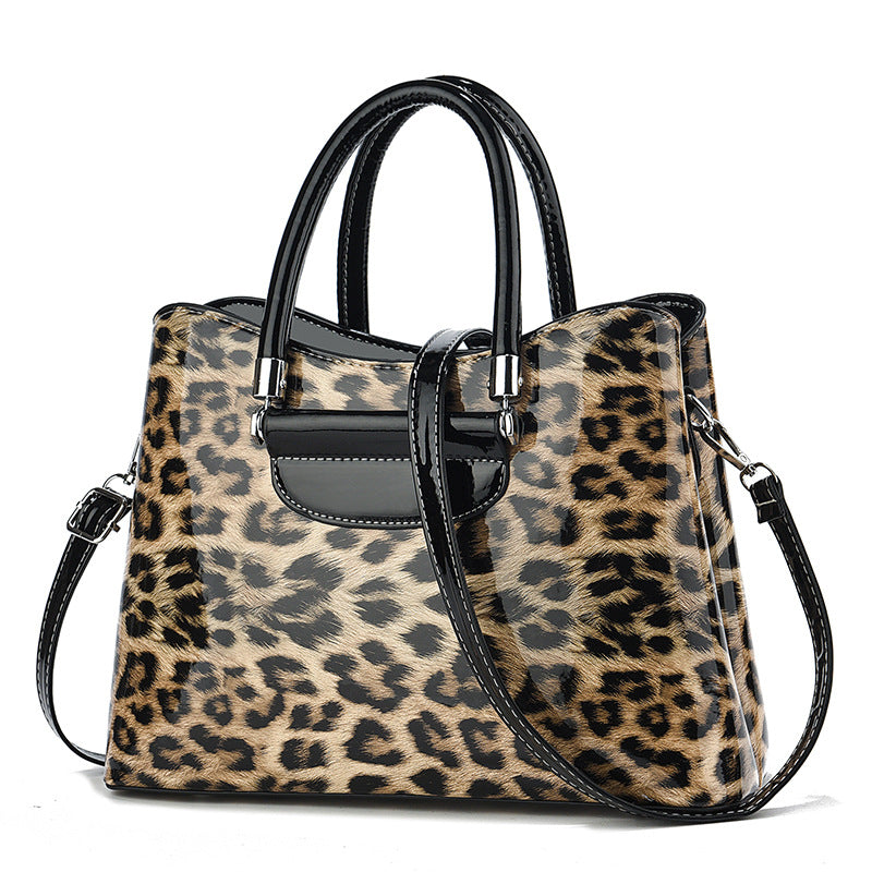 Damen Handtasche im modernen Leopardenmuster Nord Taschen