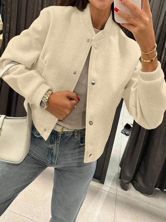 Damen Sportliche Oversized-Jacke Nord Taschen