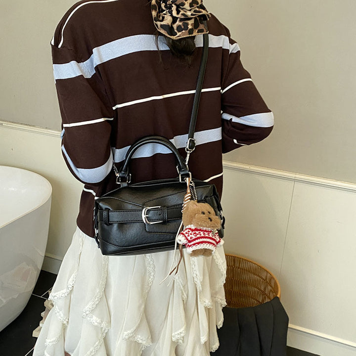 Damen Mini-Handtasche mit charmantem Tieranhänger Nord Taschen