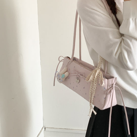 Damen modische Umhängetasche mit verspieltem Design und einzigartigem Kordelzug Nord Taschen