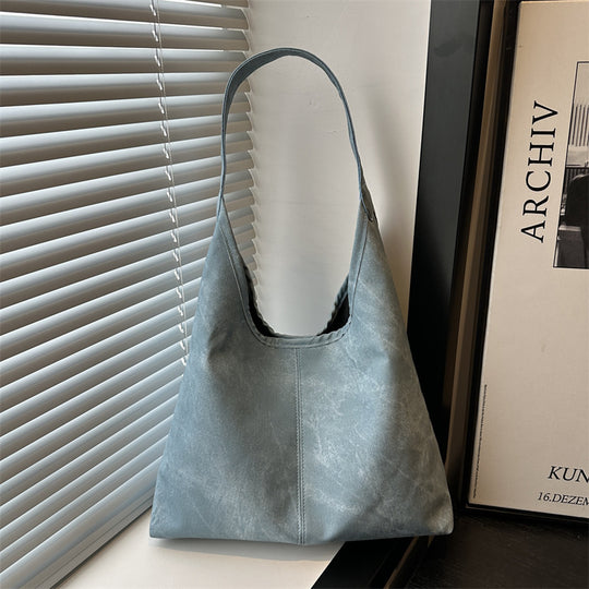 Damen elegante Hobo-Tasche aus weichem Kunstleder Nord Taschen