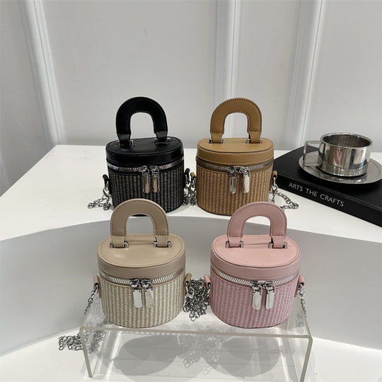 Damen Mini-Rucksackhandtasche mit elegantem Zipper und praktischem Tragegriff Nord Taschen
