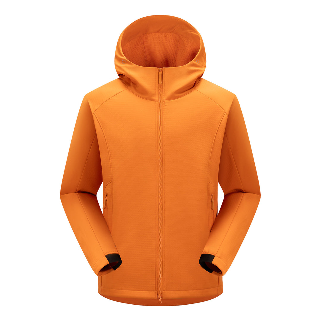 Herren Softshell-Outdoorjacke mit Kapuze, winddichter Membran und ergonomischem Schnitt Nord Taschen