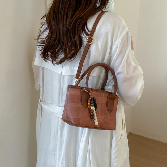 Damen modische Handtasche mit strukturiertem Design und abnehmbaren Schulterriemen Nord Taschen