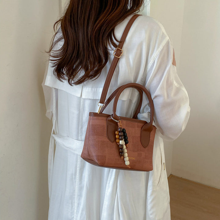 Damen modische Handtasche mit strukturiertem Design und abnehmbaren Schulterriemen Nord Taschen