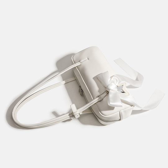 Damen Handtasche mit elegantem Schleifenakzent und praktischem Reißverschluss Nord Taschen