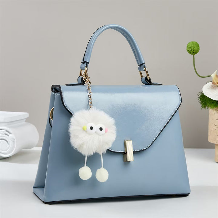 Damen elegante Handtasche mit abnehmbarem Dekor Nord Taschen