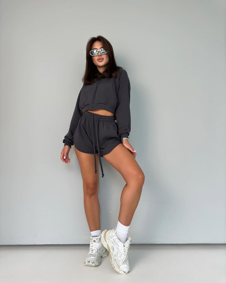 Damen Sportliches Zweiteiliges Set Nord Taschen