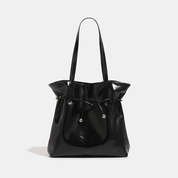 Damen elegante Beuteltasche mit verspieltem Kordelzug Nord Taschen