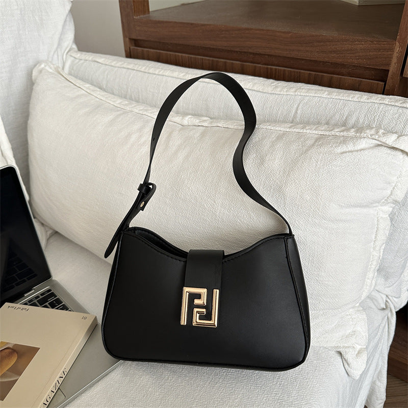 Damen modische Schultertasche mit elegantem Verschluss Nord Taschen