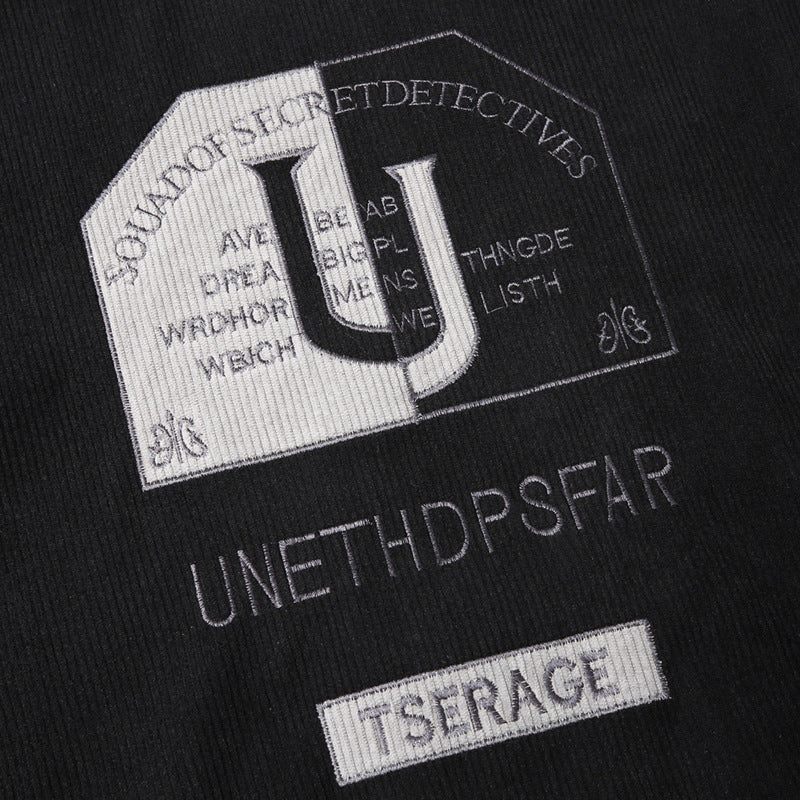 Herren Modische Bomberjacke mit Stickerei Nord Taschen