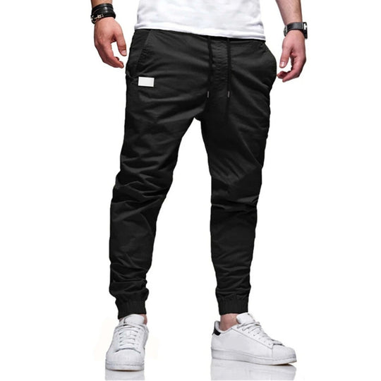 Herren Slim-Tapered Jogginghose mit Kordelzug, Eingrifftaschen und geripptem Knöchelabschluss Nord Taschen
