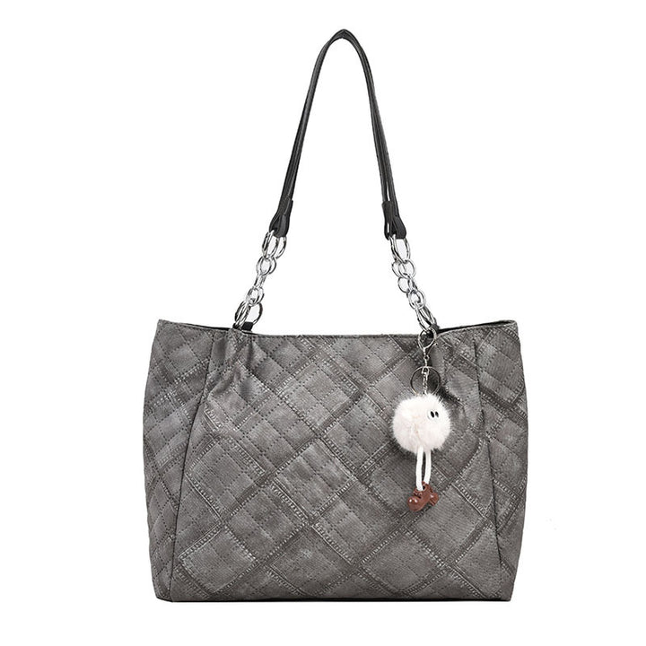 Damen modische Handtasche mit hochwertiger Stepp-Optik Nord Taschen