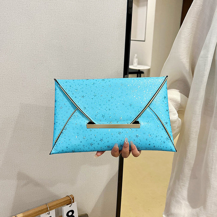 Damen elegante Umschlagtasche mit funkelndem Sternen-Design Nord Taschen