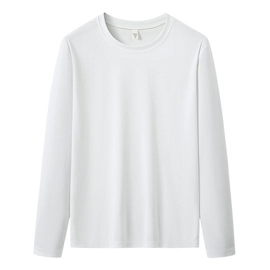 Herren Langärmeliges Rundhals-Basicsweatshirt aus weichem Baumwollmix Nord Taschen