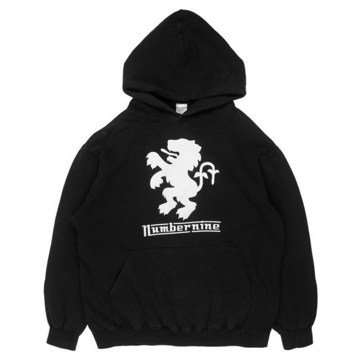 Unisex Kapuzensweatshirt mit Used-Frontdruck und Kängurutasche Nord Taschen