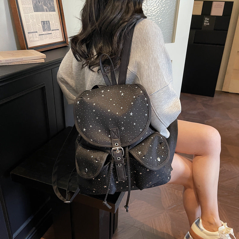 Damen Rucksack mit funkelndem Sternenmuster Nord Taschen