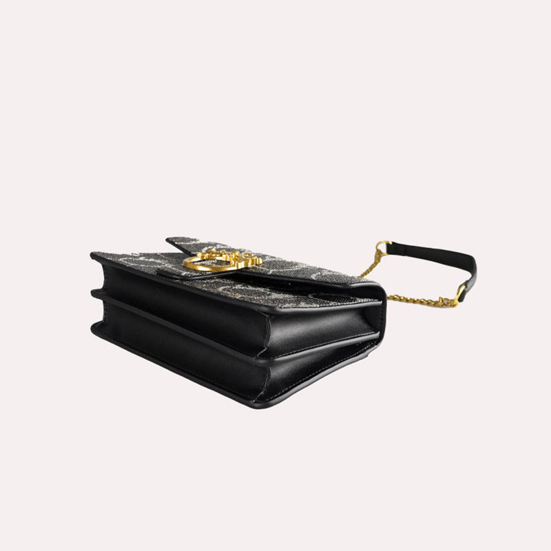 Damenhandtasche im Schlangenleder-Look mit luxuriösen Details Nord Taschen