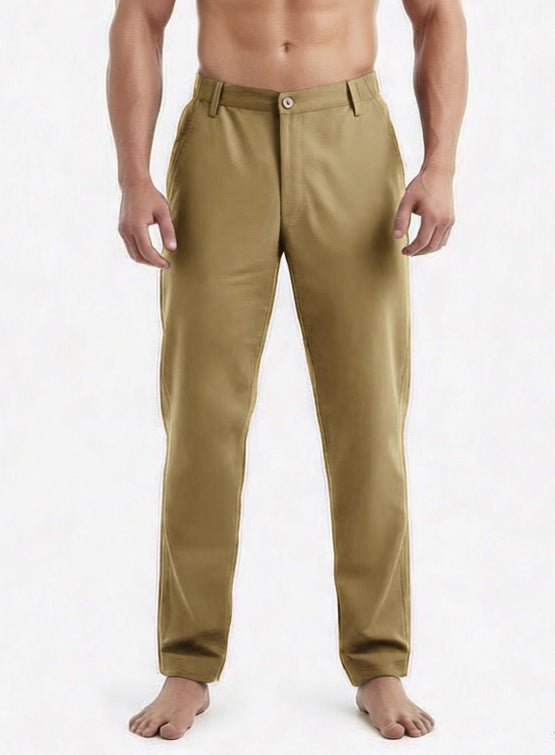 Herren Relaxed-Fit Loungehose in Chino‑Optik mit Komfortbund Nord Taschen