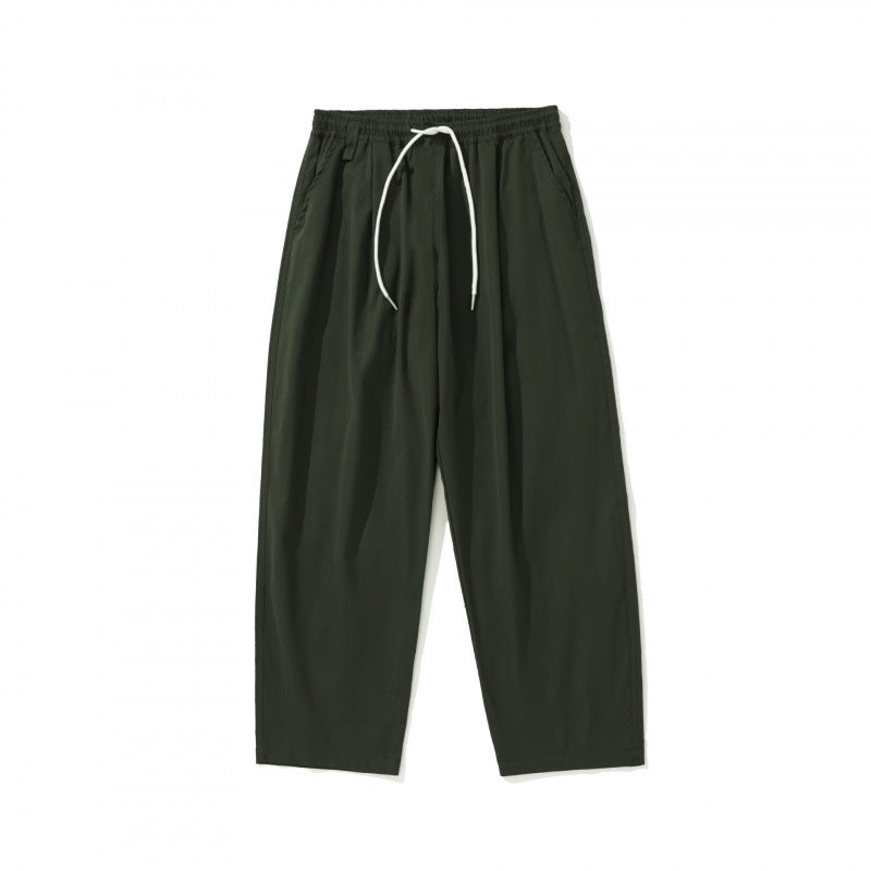 Herren Locker geschnittene Relaxed-Fit-Hose mit elastischem Bund und Kordelzug Nord Taschen