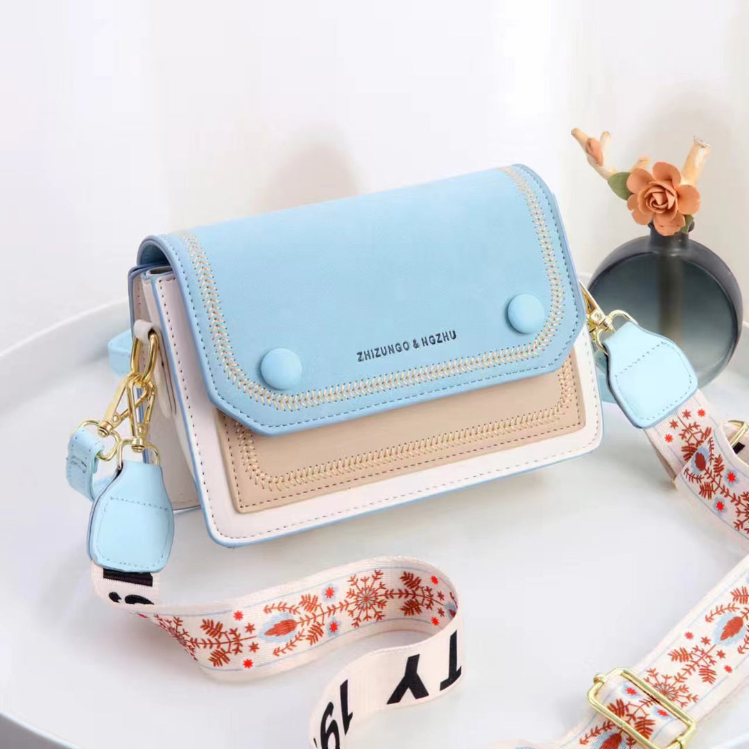 Damen modische Umhängetasche mit kreativen Farbdetails Nord Taschen