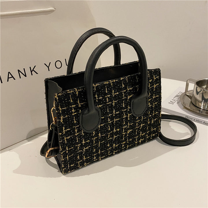 Damen elegante Tweed-Handtasche Nord Taschen