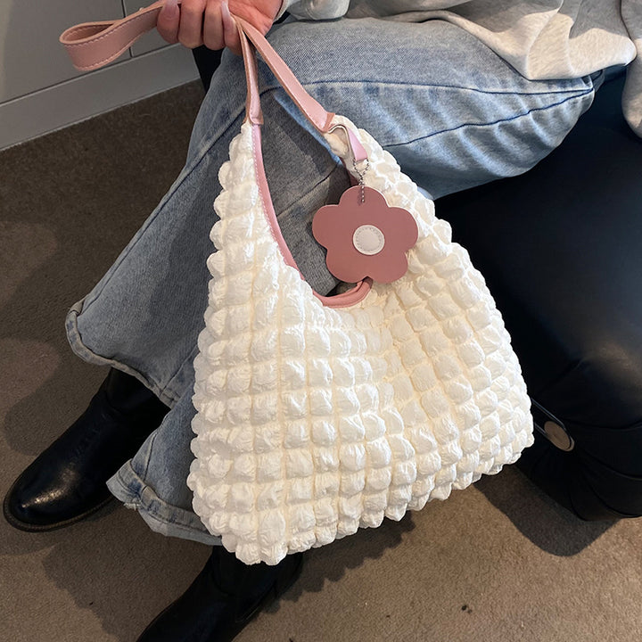 Damen Hobo-Tasche aus strukturiertem Material mit praktischen Fächern Nord Taschen