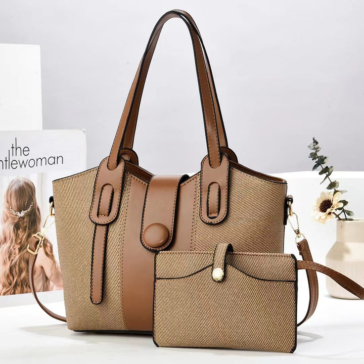 Damen elegante Tragetasche mit dazugehöriger Geldbörse Nord Taschen