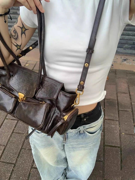 Nord Taschen | Retro Style Leather Handbag