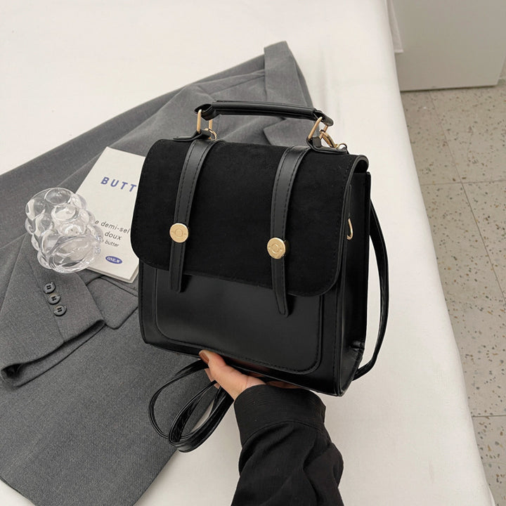 Damen elegante Handtasche mit strukturiertem Obermaterial und hochwertigem Velours Nord Taschen