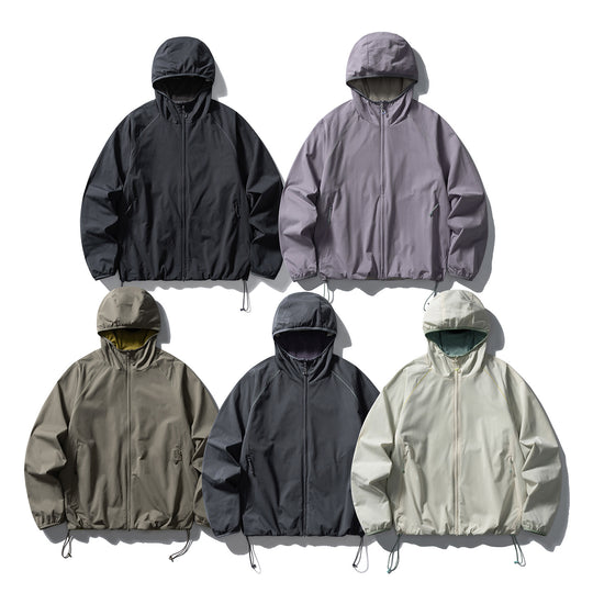 Unisex Leichte Kapuzen‑Softshelljacke mit Fleecegefütterter Innenkapuze und verstellbarem Saum Nord Taschen