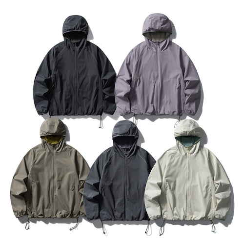 Unisex Leichte Kapuzen‑Softshelljacke mit Fleecegefütterter Innenkapuze und verstellbarem Saum Nord Taschen