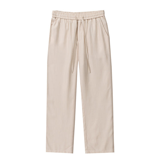 Herren Lässige Baumwoll-Chino mit elastischem Bund und Kordelzug Nord Taschen