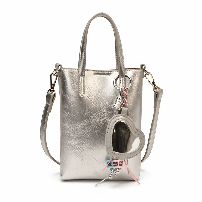 Damen Mini-Handtasche mit elegantem Anhänger Nord Taschen