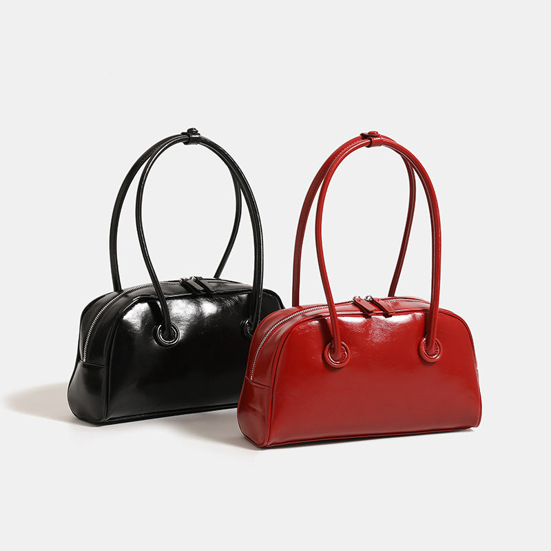 Damen elegante Hobo-Tasche mit geschwungenem Design Nord Taschen