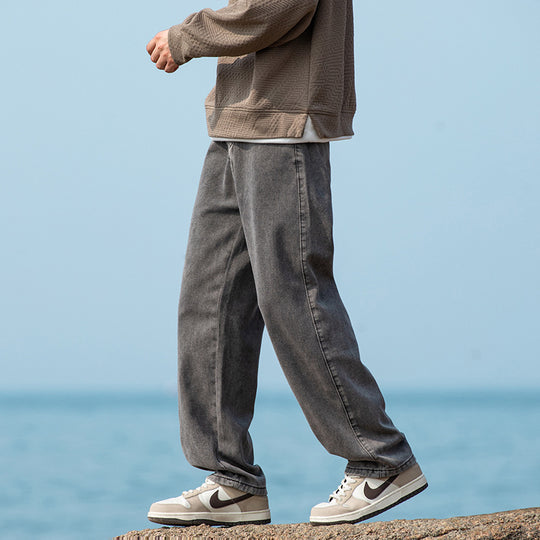 Herren weite Baggy-Jeans im Vintage‑Workwear‑Look mit relaxed Sitz und geradem Bein Nord Taschen