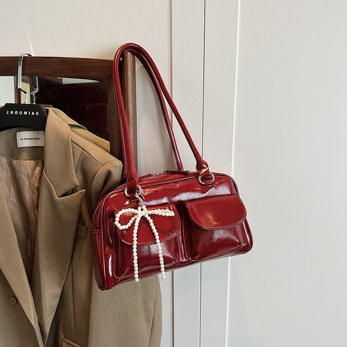 Damen Handtasche mit eleganten Perlendetails Nord Taschen