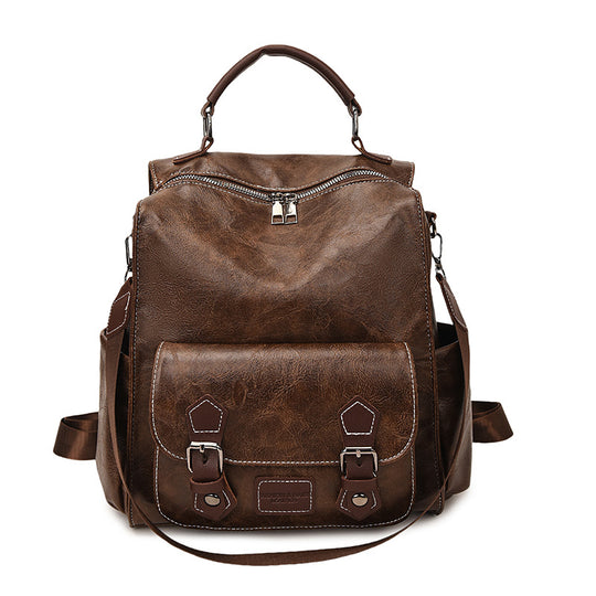Damen Rucksack mit mehreren Fächern und weichem Kunstleder Nord Taschen