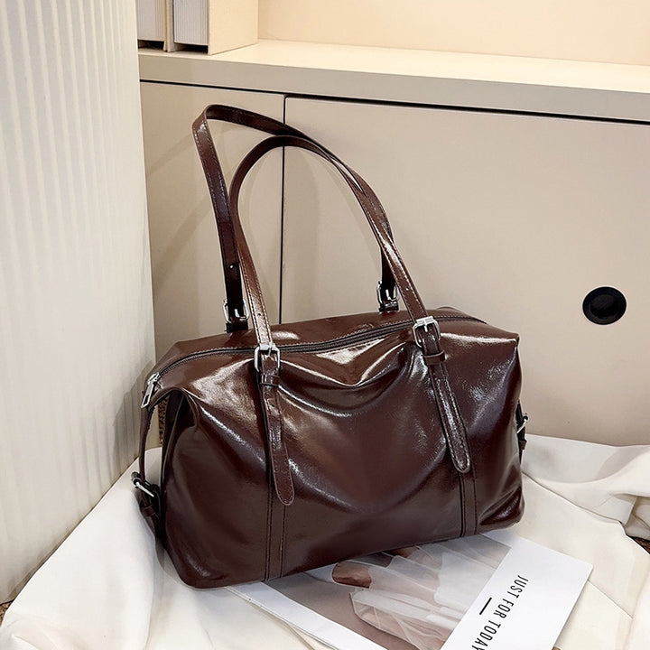 Damen elegante Handtasche mit hochwertiger, glänzender Oberfläche Nord Taschen