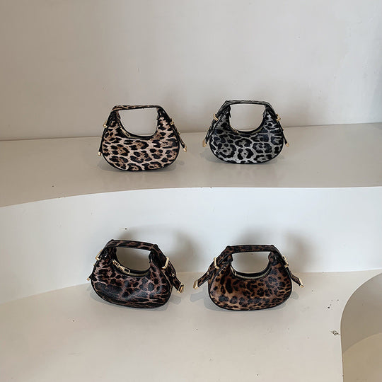 Damen Umhängetasche im eleganten Leopardenmuster Nord Taschen