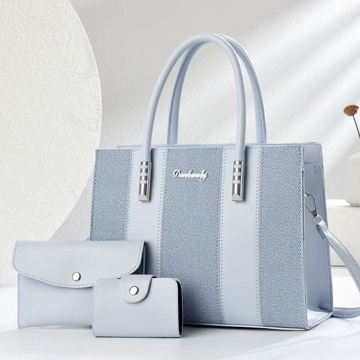 Damen elegante Shopper-Handtasche mit abnehmbaren Geldbörsen Nord Taschen