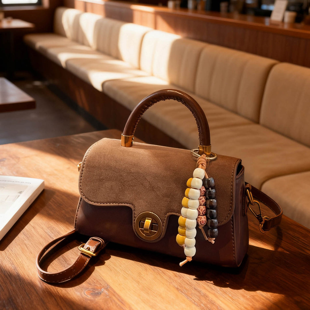 Damen modische Handtasche mit abnehmbarem Anhänger Nord Taschen