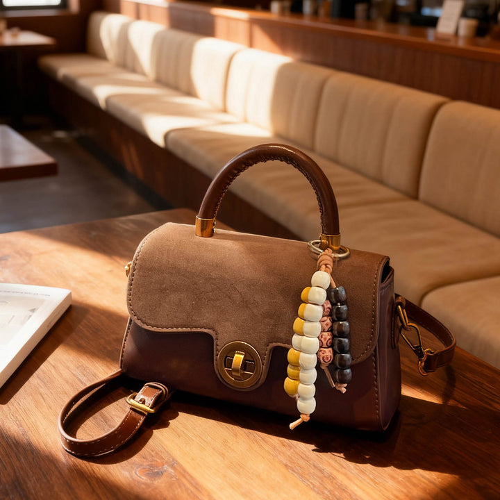 Damen modische Handtasche mit abnehmbarem Anhänger Nord Taschen