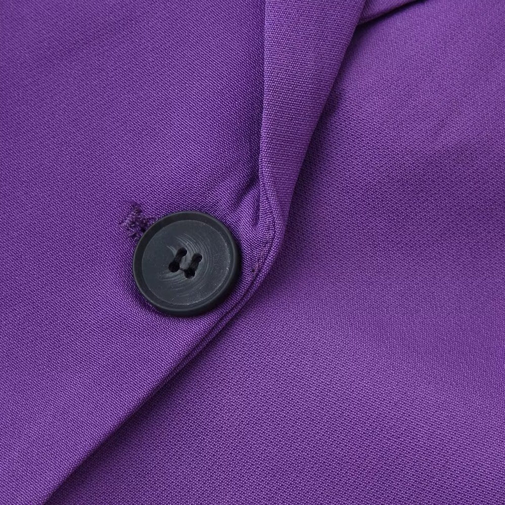 Damen Einreihiger taillierter Blazer mit schmalem Revers und Paspeltaschen Nord Taschen