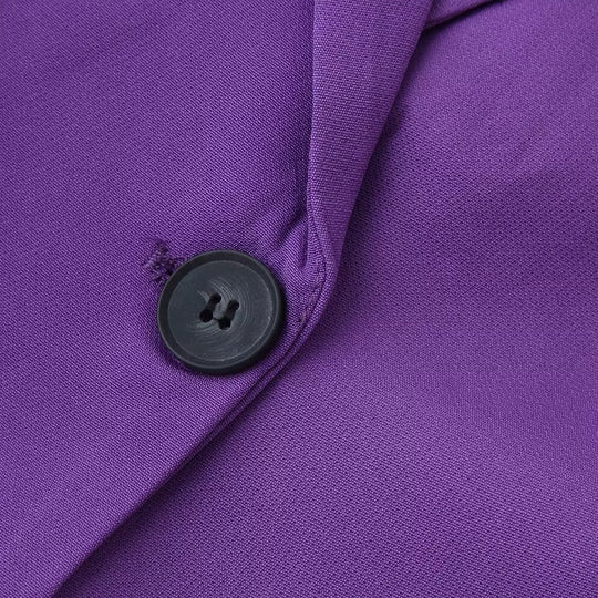 Damen Einreihiger taillierter Blazer mit schmalem Revers und Paspeltaschen Nord Taschen
